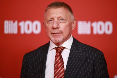 Boris Becker, ganador de seis títulos de Grand Slam.