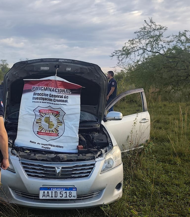 Hallan tres vehículos abandonados por banda que asesinó a guardia de seguridad en Encarnación