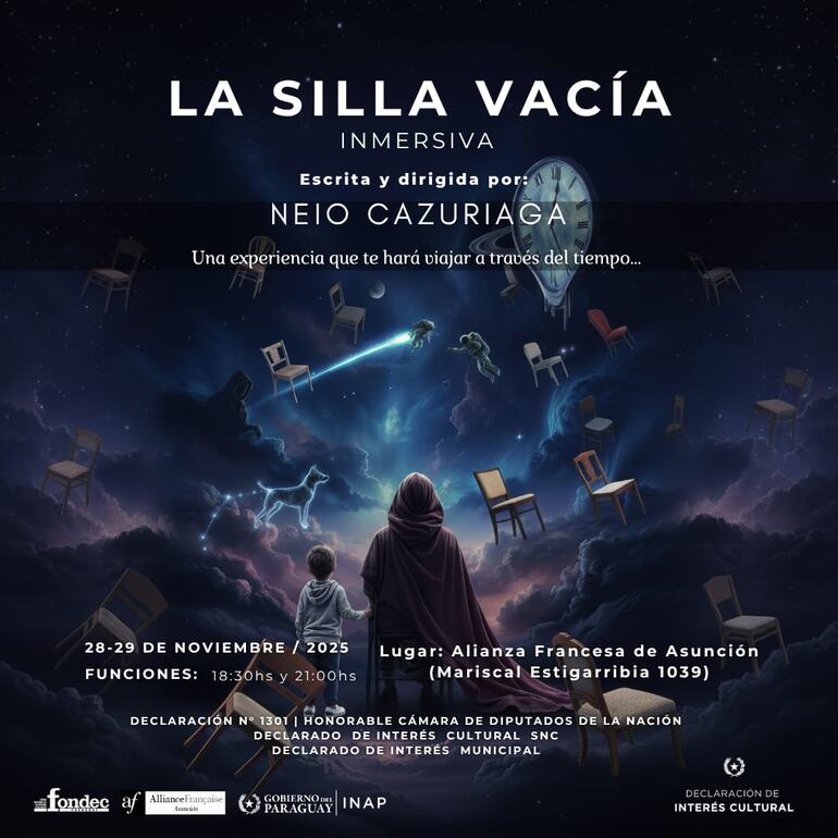 "La silla vacía" cuenta con el apoyo del Fondec y de Inap.