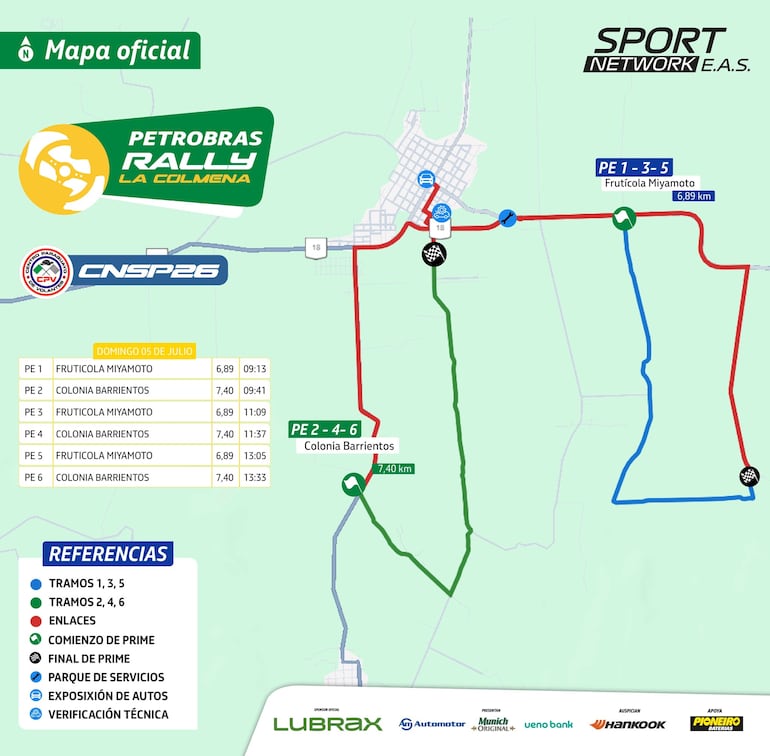 Mapa Oficial del Super Prime de La Colmena.