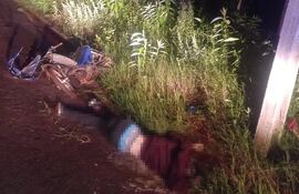 Hombre falleció tras caer de su moto en Trinidad