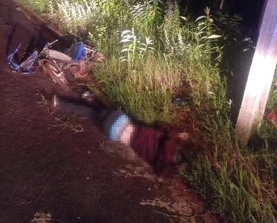 Hombre falleció tras caer de su moto en Trinidad