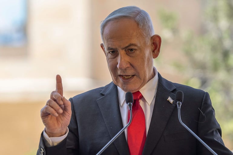Benjamin Netanyahu, primer ministro de Israel. Insta a Estados Unidos a no vender aviones de combate F-35 a Turquía
