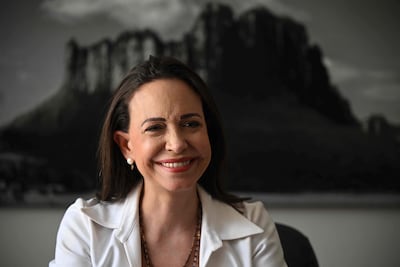 Líder opositora de Venezuela, Maria Corina Machado.