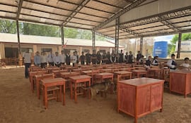Mobiliario donado por los ganaderos