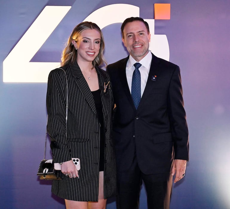 José Flecha junto a su hija Camila Flecha.