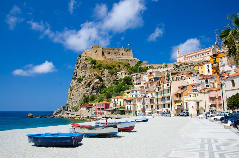 Scilla, Calabria, Italia.