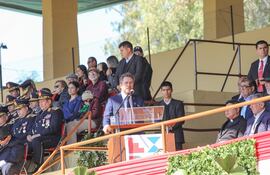 El ministro Luis Castiglioni en la Expo MRA 2023, el sábado último.