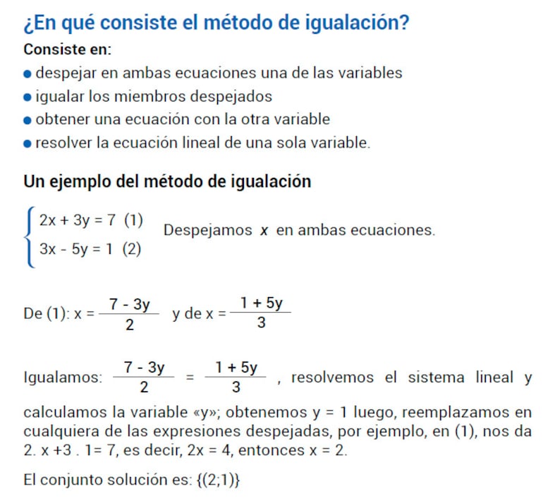 Sistemas de dos ecuaciones lineales con dos incógnitas (Parte 1)