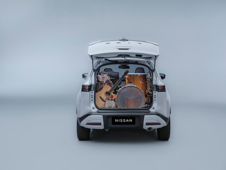 El Nissan Kait tiene una capacidad de maletero de 432 litros, que lo posiciona como una excelente opción dentro de su segmento.