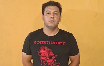 Cristian Antonio Pesoa Franco imputado por agresión contra un niño en el centro de Asunción.