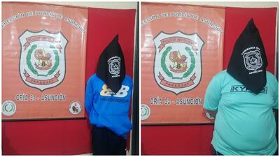 Policía detiene a dos jóvenes con drogas y dinero en el barrio Ricardo Brugada.