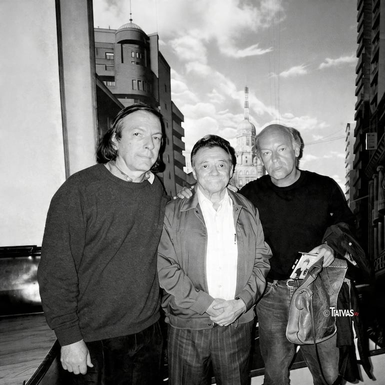 Daniel Viglietti, Mario Benedetti y Eduardo Galeano