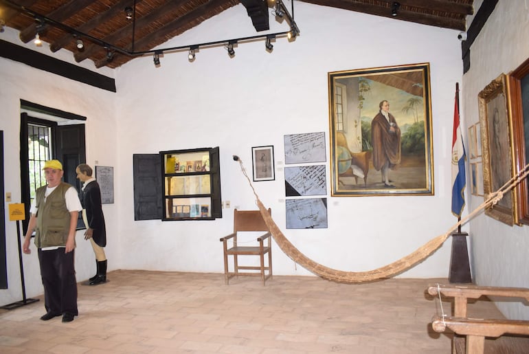 El museo Gaspar Rodríguez de Francia en Yaguarón.