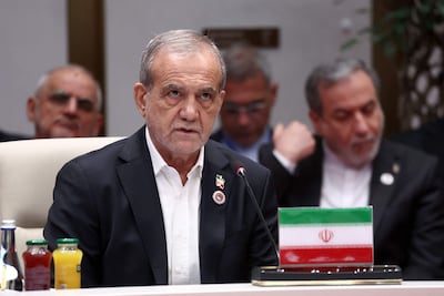 Masud Pezeshkian, presidente de Irán.
