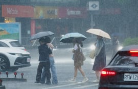 Lluvia en Taiwán