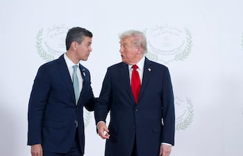 Peña y Trump en Egipto