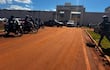 El sobrevuelo de drones en el penal de Minga Guazú movilizó a la Policía Nacional. Archivo.