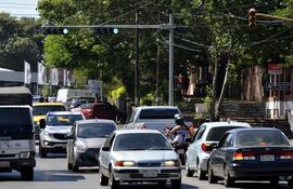 Imagen ilustrativa del tránsito congestionado.