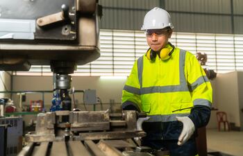 Un trabajador opera maquinaria en una planta industrial. La Cepal advierte que la baja incorporación tecnológica limita la productividad laboral en Paraguay.