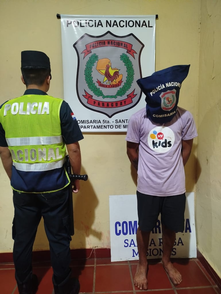 Aprehenden a sospechoso y recuperan motocicleta robada en Santa Rosa