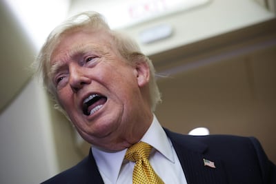 Donald Trump, presidente de los Estados Unidos.