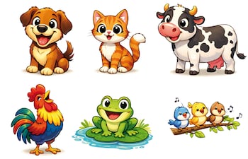 Sonidos que producen
los animales