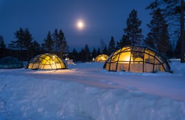 Kakslauttanen, Finlandia.