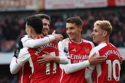 Arsenal goleó al Crystal Palace