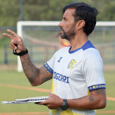 Julio César Irrazábal (44 años), director técnico del Deportivo Capiatá.