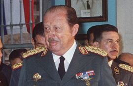 El dictador paraguayo Alfredo Stroessner.