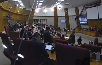 Sesión de la Cámara de Diputados.