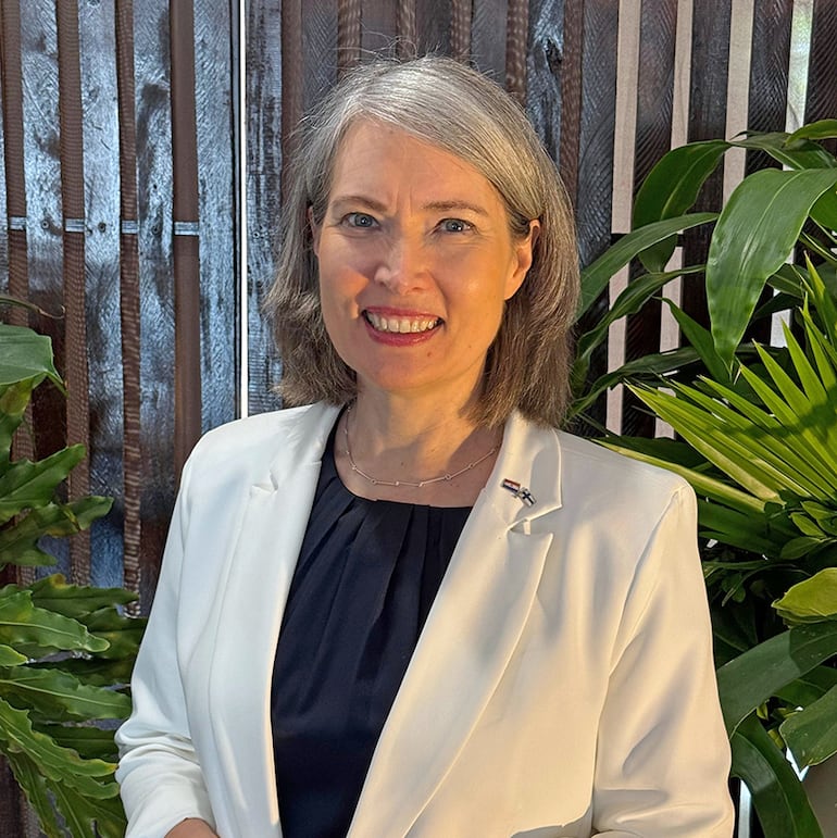 Nicola Lindertz, embajadora de Finlandia concurrente ante Paraguay.