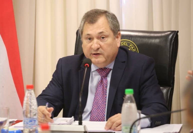 Eugenio Jiménez Rolón, presidente de la Corte.