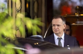 Vladimir Medinsky, jefe del equipo negociador de Rusia, en Ginebra.