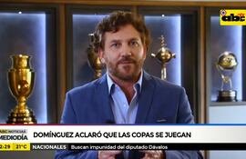 Alejandro Domínguez confirmó que las copas se juegan