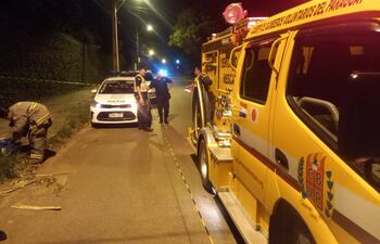 Accidente fatal en el barrio Santa Librada de Asunción.