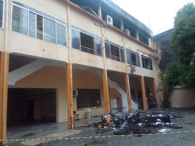 El incendio afectó tres oficinas de la Jubilaciones y Pensiones del Personal Municipal (CJPPM).