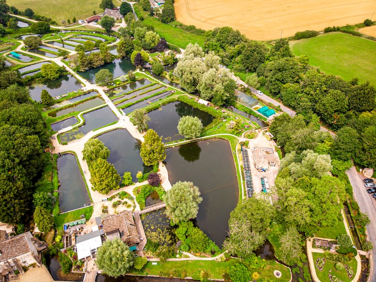 Bibury (Gloucestershire, Cotswolds), Inglaterra.