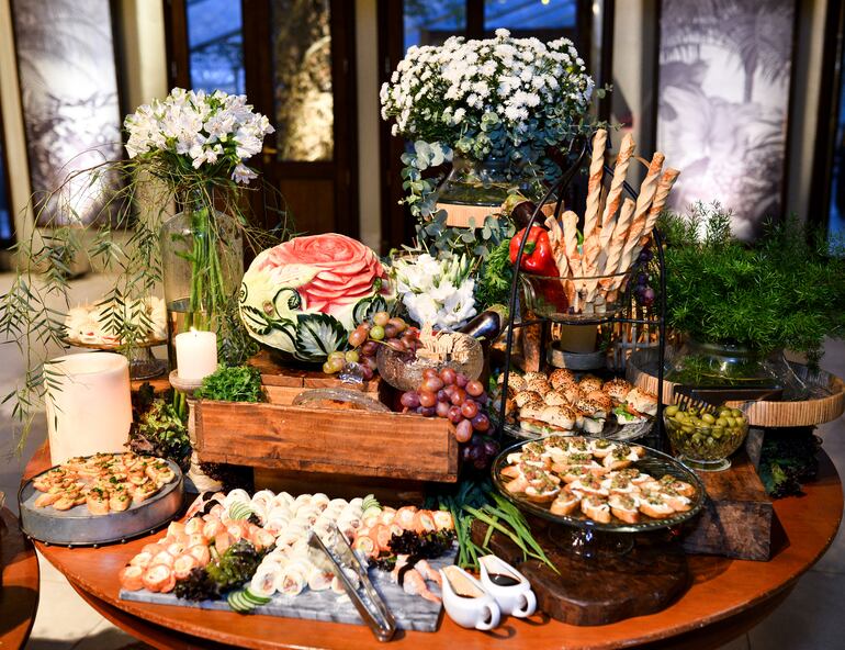 El servicio de catering estuvo a cargo de Stuppendo. 