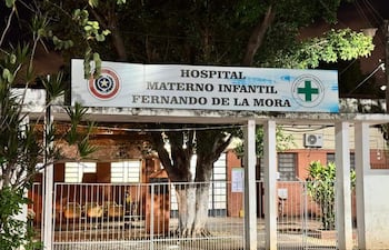 Entrada del hospital Materno Infantil de Fernando de la Mora.