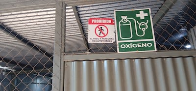 La planta de oxígeno del Hospital Distrital de Presidente Franco