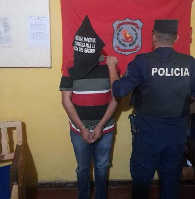 El detenido se encuentra recluido a la sede de la Comisaría 8ª de San Estanislao.