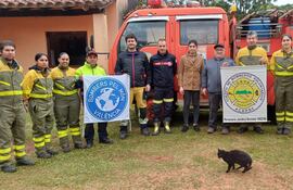 Bomberos Voluntarios de Valencia, España, capacitaron a sus pares de Acahay.