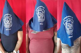 Los tres hombres fueron aprehendidos por distintos hechos punibles.