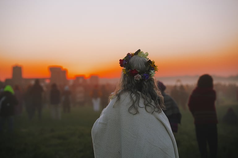 Solsticio de verano en Stonehenge.