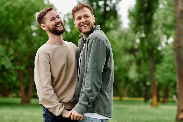 Concepto de pareja LGBT.