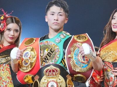 El boxeador japonés Naoya Inoue (10/3/1993), absoluto dominador del peso supergallo.