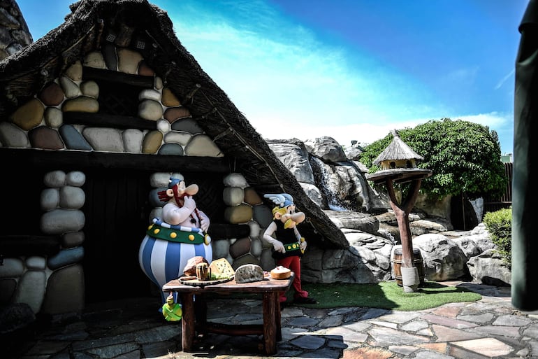 Parque de atracciones Astérix en Plailly, en las afueras de París.