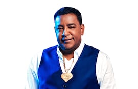 Luiz Carlos, vocalista de la agrupación brasileña Raça Negra, que se presentará esta noche en el Yacht y Golf Club Paraguayo.